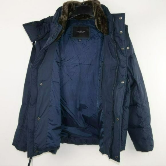 NWT Andrew Marc Baltic DOWN Filled Water-Resistant Hooded Coat Puffer Jacket - Picture 5 of 6
